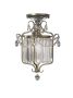 Gia Gilded Silver Crystal Chandelier